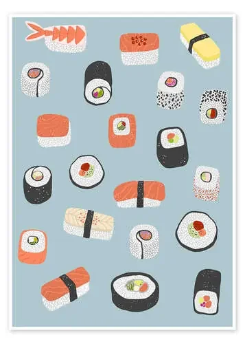 Sushi desde Maki hasta Nagiri de Nic Squirrell