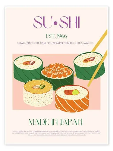 Sushi, Japan 1966 de Nazma Khokhar 1x