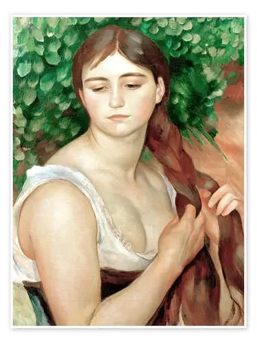 Suzanne Valadon (The Braid) de Pierre-Auguste Renoir akg-images