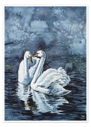 Swan Couple de Zaira Dzhaubaeva