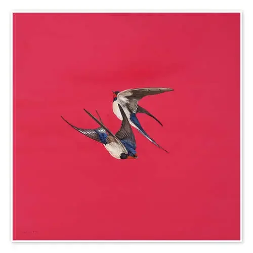 Swirl-Red de Tim Hayward Bridgeman Images