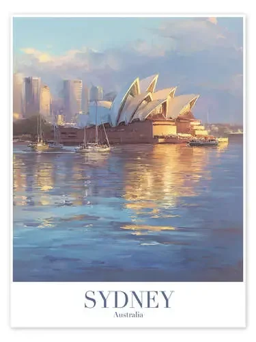Sydney Retro Travel Art de TAlex