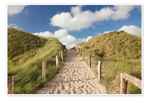 Sylt, path through dunes de Markus Lange