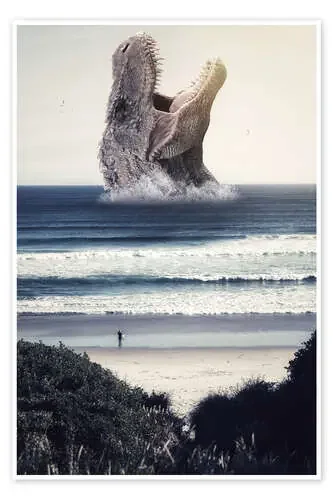 T-Rex on the beach de Gen Z