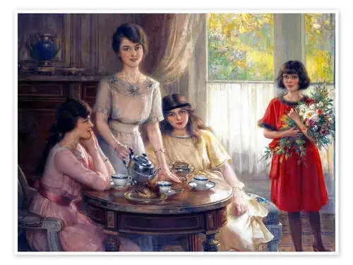 Tea Time. de Albert Lynch ARTOTHEK