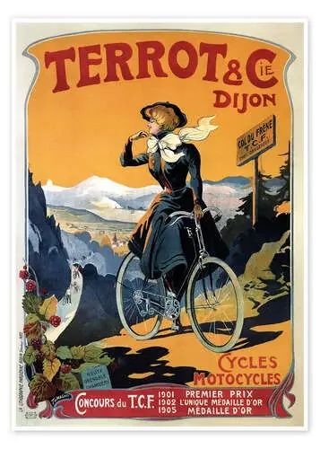 Terrot & Cie Dijon bicycles and motorcycles de Vintage Advertising Collection