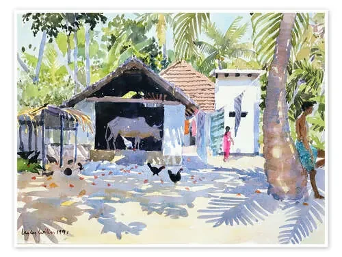 The Backwaters, Kerala de Lucy Willis Bridgeman Images