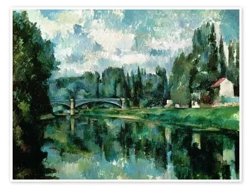 The Banks of the Marne at Creteil de Paul Cézanne Bridgeman Images
