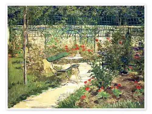The Bench in the Garden of Versailles de Édouard Manet Bridgeman Images