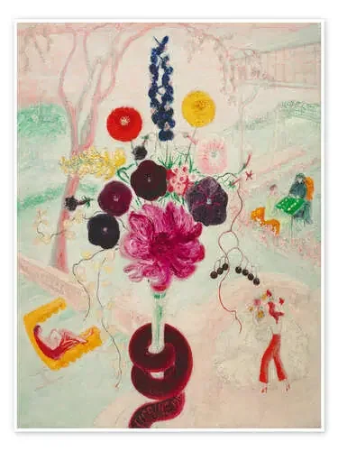 The Birthday Bouquet de Florine Stettheimer Nook Vintage Archive