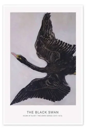 The Black Swan, 1915 de Hilma af Klint Exhibition Posters
