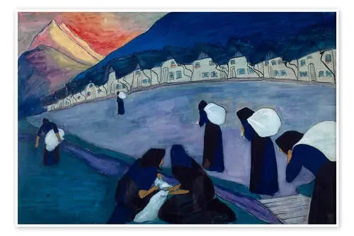 The Black Women, 1910 de Marianne von Werefkin akg-images