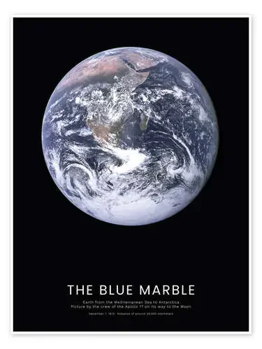 The Blue Marble – Apollo 17 de NASA
