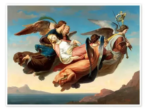 The body of Saint Catherine of Alexandria de Karl von Blaas Master Collection