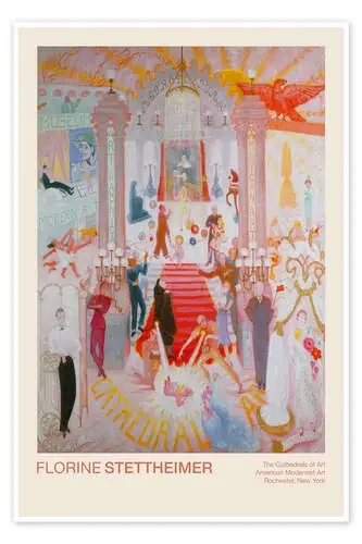 The Cathedrals of Art, 1942 de Florine Stettheimer Exhibition Posters