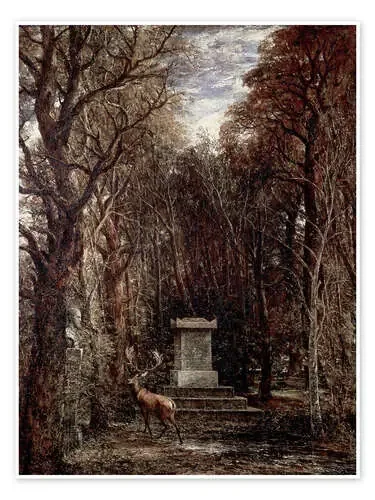 The Cenotaph to Reynold‘s Memory de John Constable Bridgeman Images