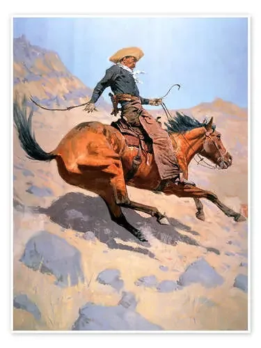 The Cowboy de Frederic Remington Bridgeman Images