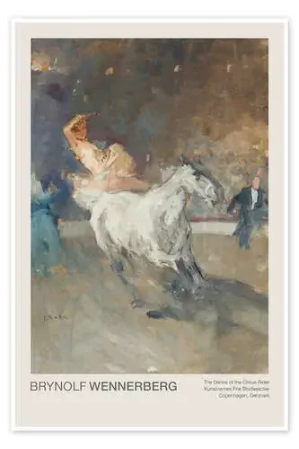 The Dance of the Circus Rider de Brynolf Wennerberg Exhibition Posters