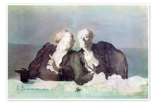 The Decisive Argument de Honoré Daumier akg-images