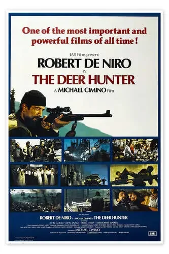 THE DEER HUNTER, British poster, Robert De Niro (top left), 1978 Everett Collection