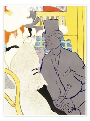 The Englishman at the Moulin Rouge de Henri de Toulouse-Lautrec Master Collection