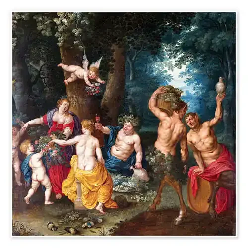 The Feast of Bacchus de Jan Brueghel d.J. Master Collection