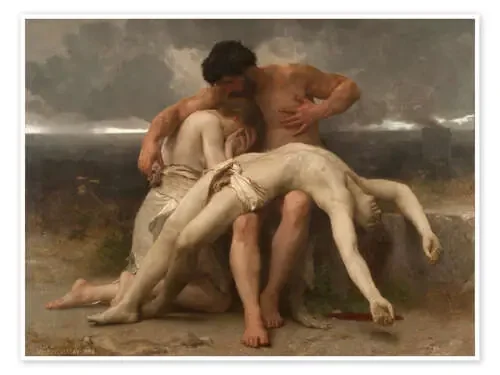 The First Mourning de William Adolphe Bouguereau Master Collection
