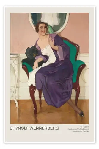 The Free Bird de Brynolf Wennerberg Exhibition Posters
