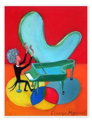 The great pianist de Diego Manuel Rodriguez