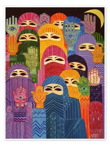 The Hands of Fatima, 1989 de Laila Shawa Bridgeman Images