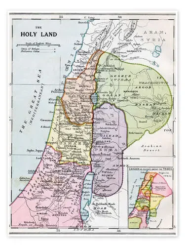 The Holy Land In Biblical Times de Ken Welsh Design Pics