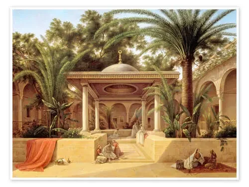 The Kabanija Fountain in Cairo de Grigory Tchernezov ARTOTHEK