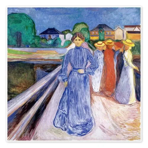 The Ladies on the Bridge de Edvard Munch Master Collection