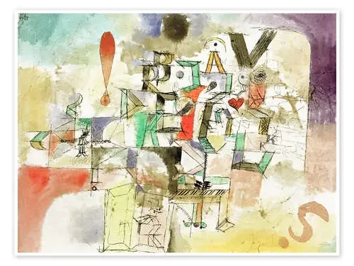 The Lettered Piano de Paul Klee akg-images