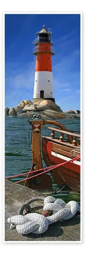 The Lighthouse In The Harbor de Monika Jüngling