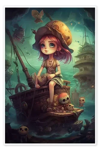 The Little Pirate Girl de Michael artefacti
