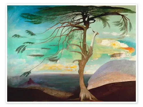 The Lonely Cedar, 1907 de Tivador Csontvary Kosztka ARTOTHEK