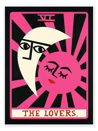 The Lovers – Tarjeta de Tarot de Fox & Velvet