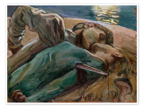 The Lovers de Akseli Gallen-Kallela Master Collection