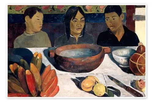 The Meal, The Bananas de Paul Gauguin Master Collection