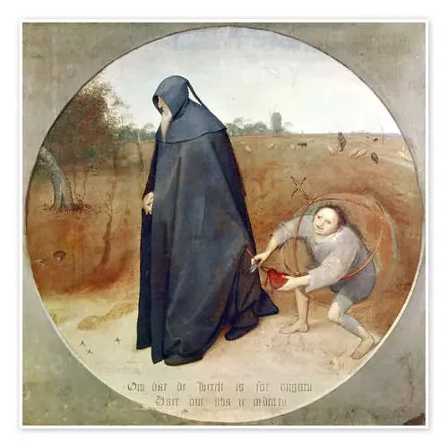 The Misanthrope (The perfidy of the world) de Pieter Brueghel d.Ä. ARTOTHEK
