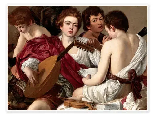The musicians de Michelangelo Merisi (Caravaggio) Master Collection