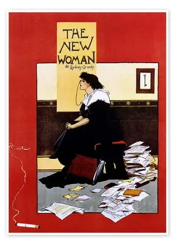 The new woman by Sydney Grundy de Vintage Advertising Collection