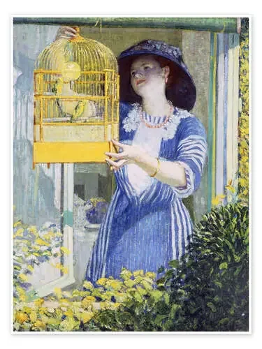 The Open Window de Frederick Carl Frieseke Bridgeman Images