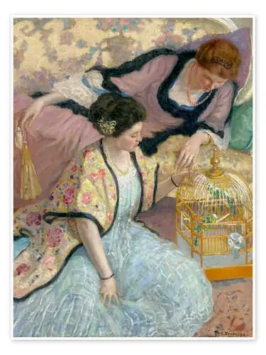 The Parrots, 1910 de Frederick Carl Frieseke akg-images