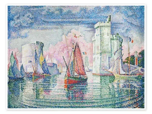 The Port at La Rochelle de Paul Signac Master Collection