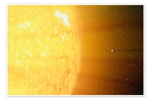 The relative sizes of the Sun and the Earth de NASA Stocktrek Images
