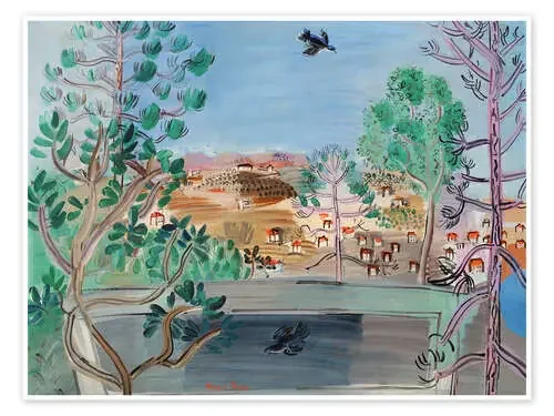 The reservoir at Golfe-Juan, L‘Oiseau, 1927 de Raoul Dufy Master Collection