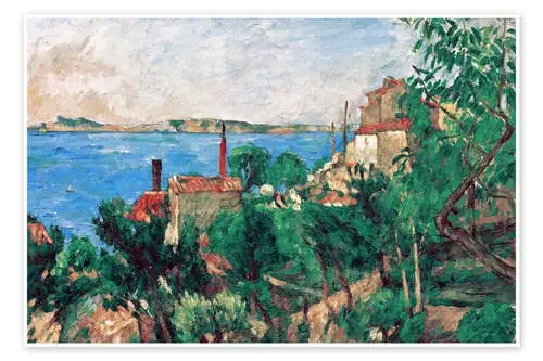 The Sea at L‘Estaque, 1876 de Paul Cézanne akg-images