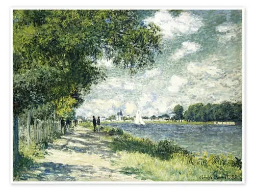 The Seine at Argenteuil de Claude Monet Bridgeman Images
